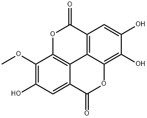 3-甲基鞣花酸 结构式