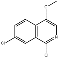 1,7-二氯-4-甲氧基异喹啉 结构式