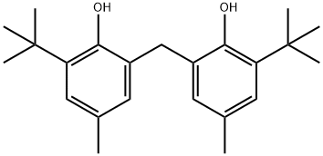 2,2'-亚甲基双-(4-甲基-6-叔丁基苯酚) 结构式