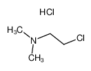 2-二甲氨基氯乙烷盐酸盐 结构式