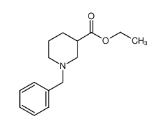 1-苄基哌啶-3-甲酸乙酯 结构式