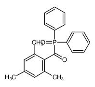 二苯基-(2,4,6-三甲基苯甲酰)氧磷 结构式
