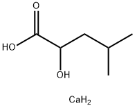 2-羟基-4-甲基戊酸钙 结构式