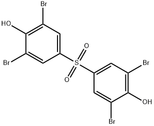 四溴双酚S 结构式
