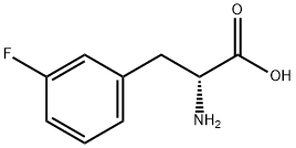 3-氟-D-苯丙氨酸 结构式