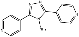 3,5-二(吡啶-4-基)-4H-1,2,4-三唑-4-胺 结构式
