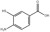 4-氨基-3-巯基苯甲酸 结构式