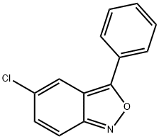 5-氯-3-苯基-2,1-苯并异噁唑 结构式