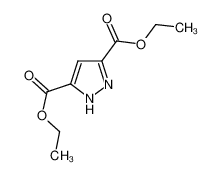 3,5-吡唑羧酸二乙酯 结构式