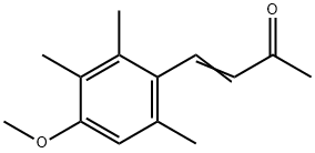 4-(4-甲氧基-2,3,6-三甲基苯基)-3-丁烯-2-酮 结构式