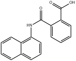 2-(萘-1-基氨甲酰)苯甲酸 结构式
