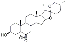 5α-羟基拉肖皂苷元 结构式