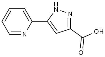5-吡啶-2-基-1H-吡唑-3-羧酸 结构式