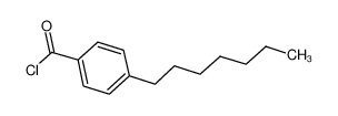 4-正庚基苯甲酰氯 结构式