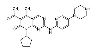 哌柏西利 结构式