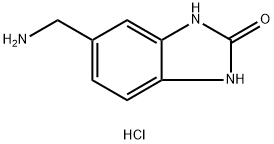 5-(氨基甲基)-1H-苯并[d]咪唑-2(3H)-酮盐酸盐 结构式