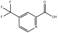 4-三氟甲基-2-吡啶甲酸 结构式