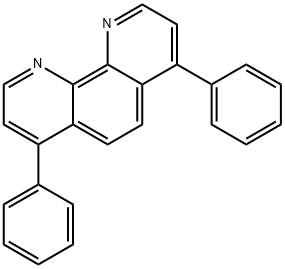 4,7-二苯基-1,10-菲咯啉 结构式