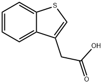 苯并[b]噻吩-3-乙酸 结构式