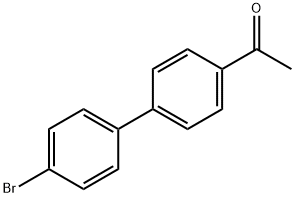 4-乙酰基-4'-溴代联苯 结构式