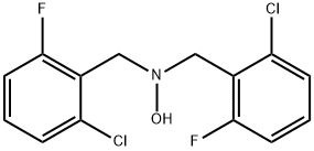 N,N-双(2-氯-6-氟苄基)羟胺 结构式