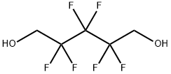 2,2,3,3,4,4-六氟-1,5-戊二醇 结构式