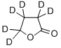 γ-丁内酯-d6 结构式