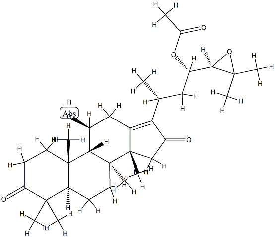 23-乙酰泽泻醇C 结构式