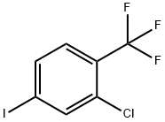 2-氯-4-碘-1-(三氟甲基)苯 结构式