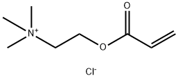 2-(丙烯酰氧基)-N,N,N-三甲基乙基氯化铵 结构式