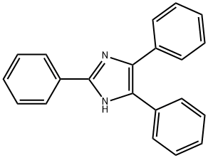 2,4,5-三苯基咪唑 结构式