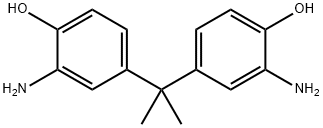2,2-双(3-氨基-4-羟苯基)丙烷 结构式