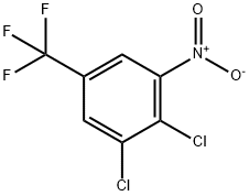 3,4-二氯-5-硝基三氟甲苯 结构式