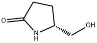 (R)-(-)-5-(羟甲基)-2-吡咯烷酮 结构式