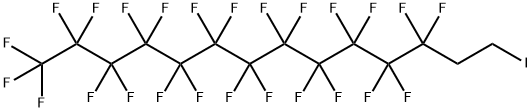 1-碘-1h,1h,2H-,2H-全氟十四烷 结构式