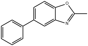 2-甲基-5-苯基苯并恶唑 结构式