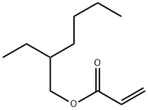 聚丙烯酸-2-乙基己酯 结构式