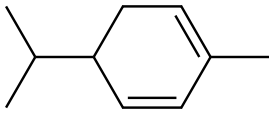 α-水芹烯 结构式