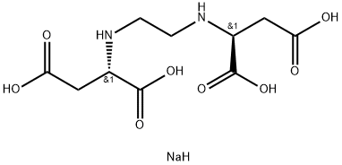 (S,S)-乙二胺-N,N′-二琥珀酸三钠盐 结构式