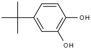 对叔丁基邻苯二酚 结构式