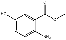 2-氨基-5-羟基苯甲酸甲酯 结构式