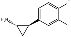 (1S,2R)-2-(3,4-二氟苯基)环丙胺 结构式