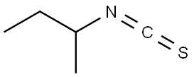 异硫氰酸仲丁酯 结构式
