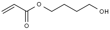 4-羟基丁基丙烯酸酯 结构式