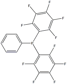 双(五氟苯基)苯膦 结构式