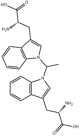 1,1′-亚乙基双(L-色氨酸) 结构式