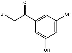 2-溴-1-(3,5-二羟基苯基)乙烷-1-酮 结构式
