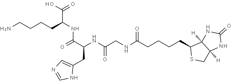 生物素三肽-1 结构式