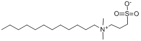 3-磺丙基十二烷基二甲基甜菜碱 结构式