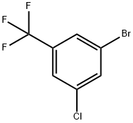 3-氯-5-溴三氟甲苯 结构式